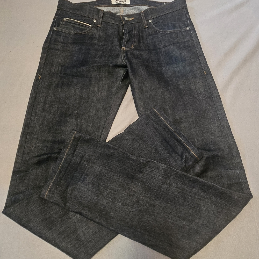 Naked & Famous Skinny Guy Selvedge Japanese Denim Jeans Men's 34L (36X36)